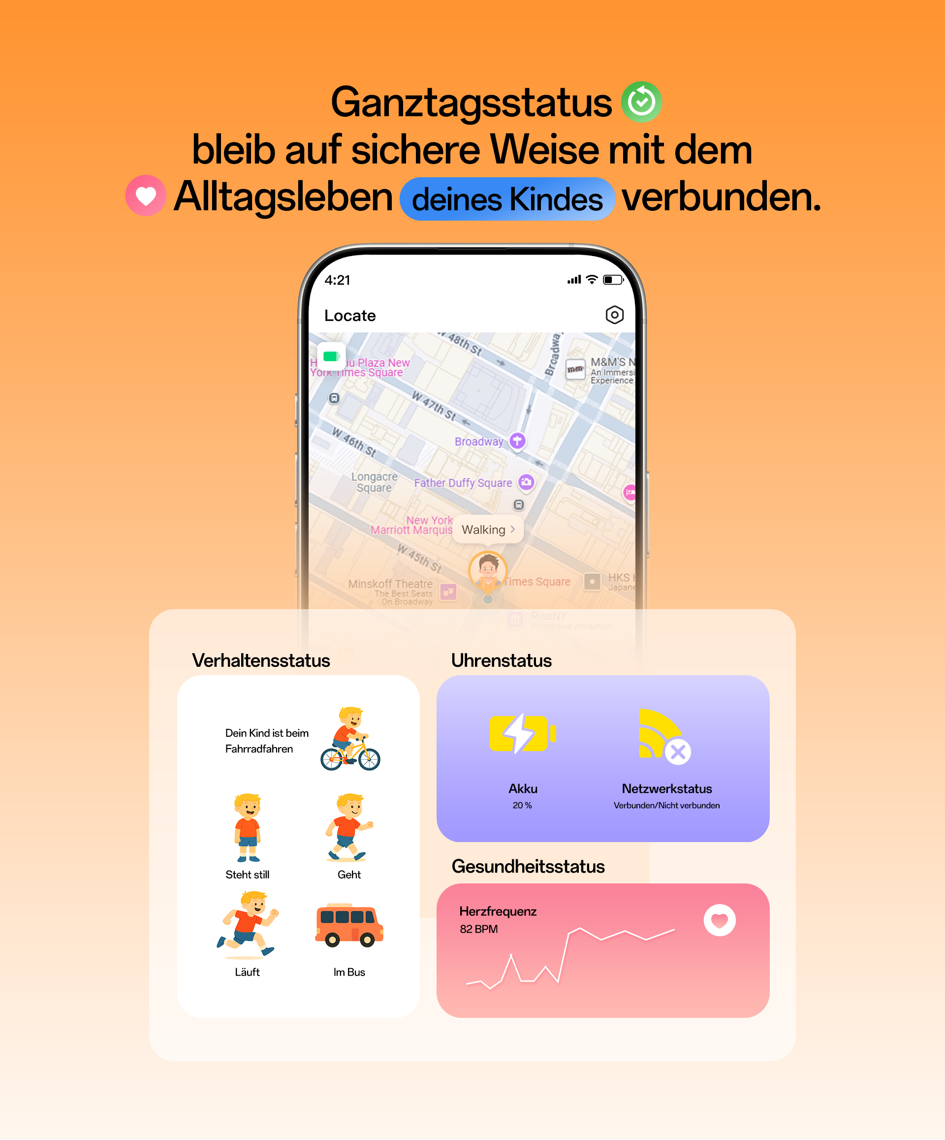 imoo Watch Phone X10 Eltern-App: Kindesaktivität, Standort & Vitaldaten überwachen. Produktseite.