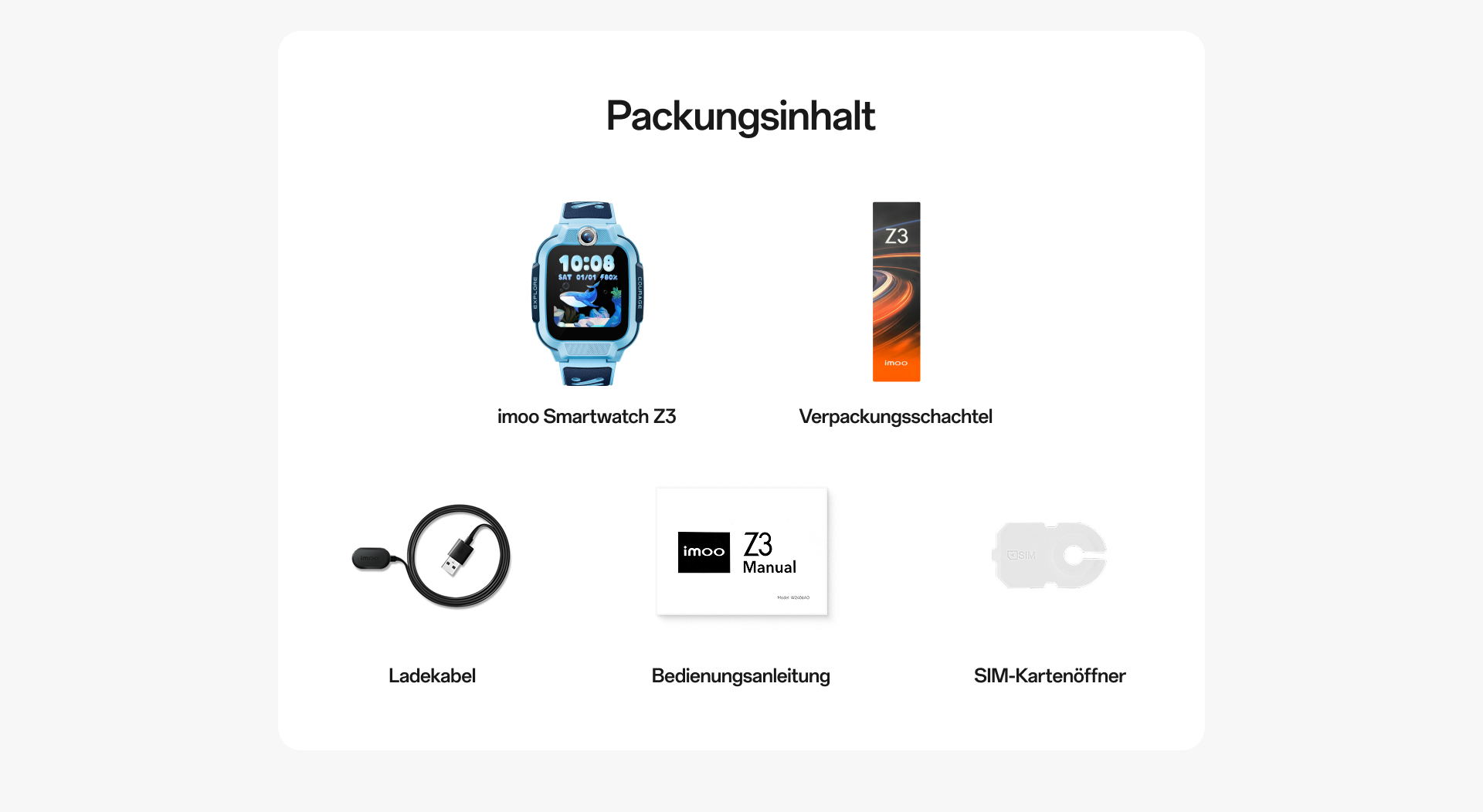 imoo Watch Phone Z3 Rosa mit Schloss-Zifferblatt und Smartphone-App: 'Class Mode' für ungestörte Schulzeit. Produktseite.