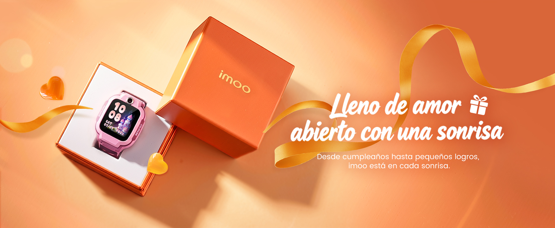 Desde cumpleaños hasta pequeños logros, imoo está en cada sonrisa.