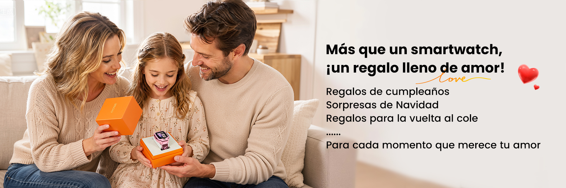 Más que un smartwatch, ¡un regalo lleno de amor!