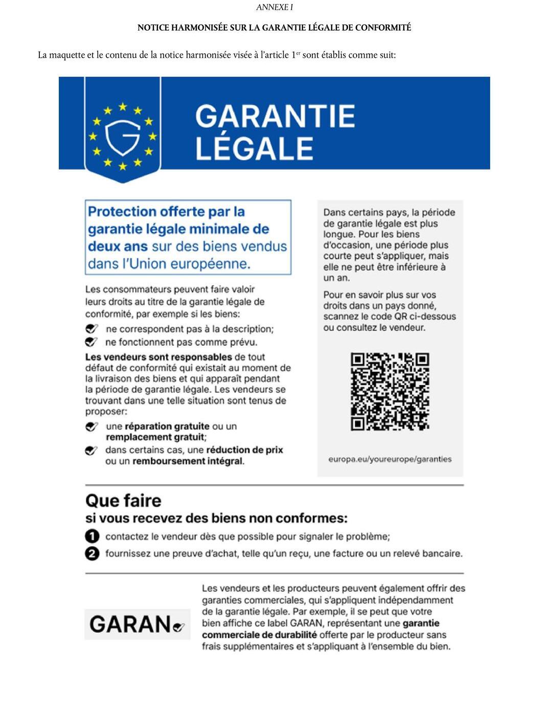 EU Legal Guarantee