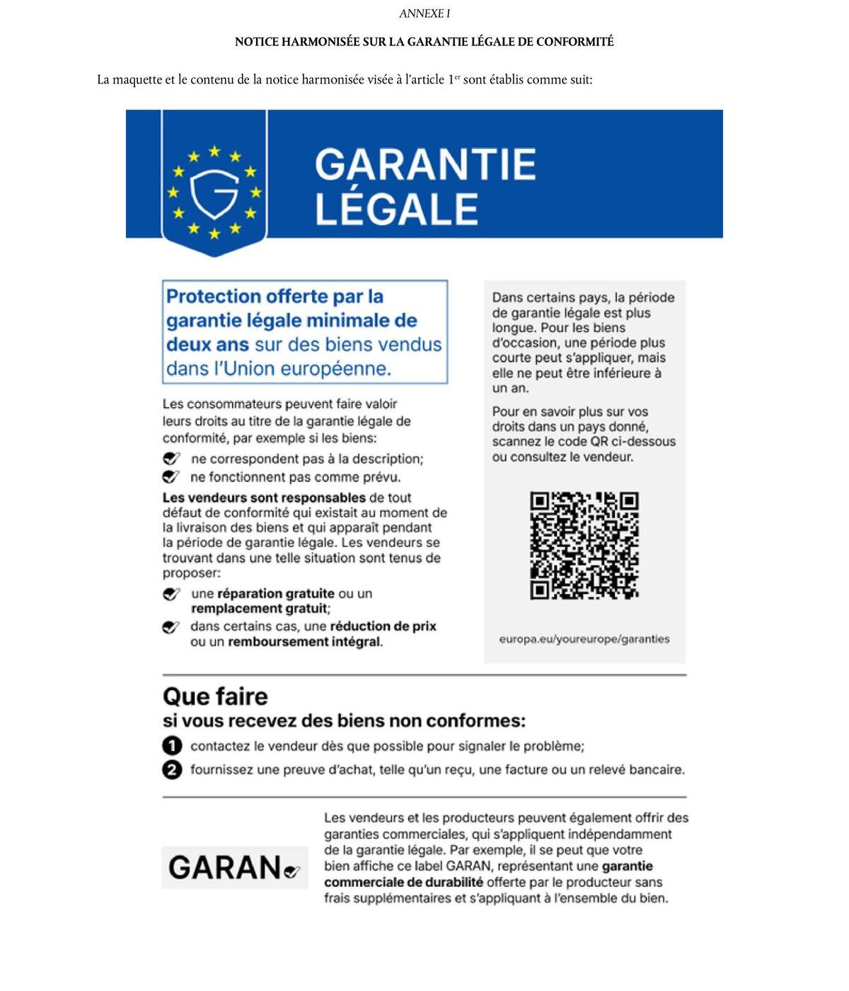 EU Legal Guarantee