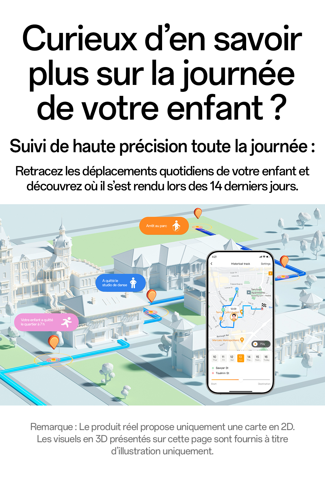 imoo X10 Uhr mit Stadtkarte & Smartphone-App zur Standortverfolgung. Produktseite.
