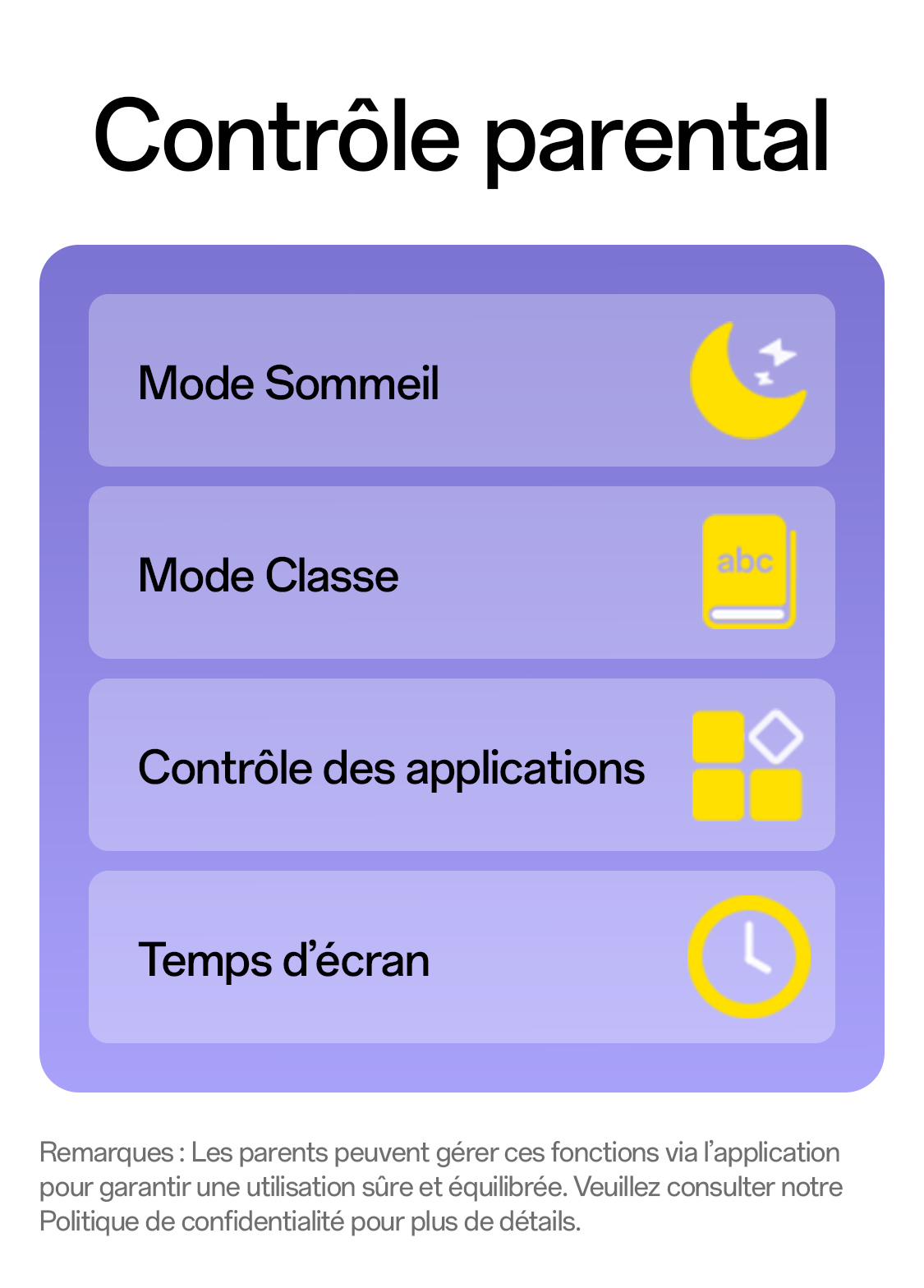 imoo Smartwatch X10 Kindersicherung: Schlafmodus, Klassenmodus, App-Verwaltung, Bildschirmzeit. Produktseite.