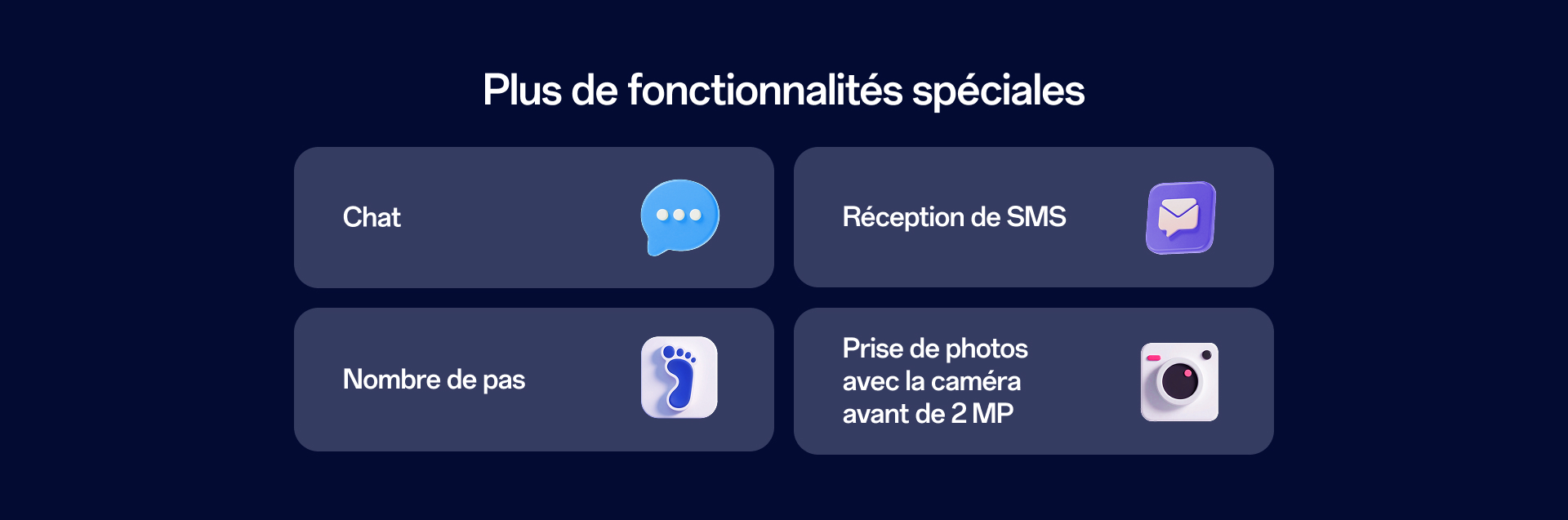 imoo Smartwatch Z3 mit Zweiwege-4G-Netzwerk für mobile Konnektivität und bessere Videoanrufe. Produktseite.