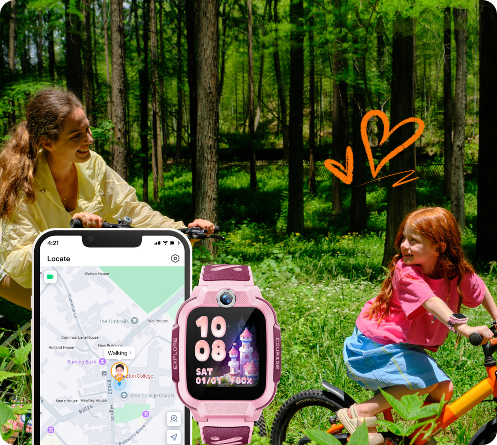 Localisation de votre enfant avec GPS, GLONASS, Wi-Fi et QZSS