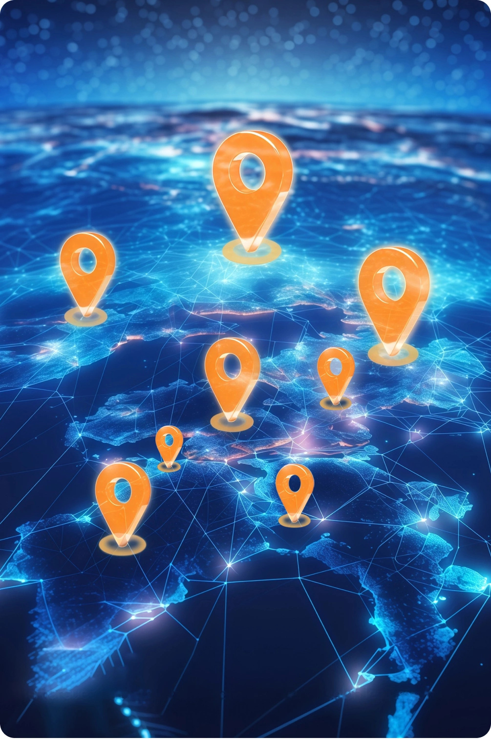 Couverture du signal en Europe et en Asie du Sud-Est