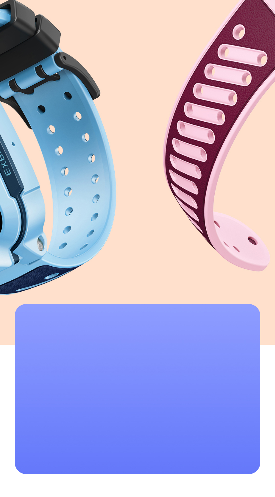 Qualité de la montre imoo Z3 et bracelet respirant à double perforation