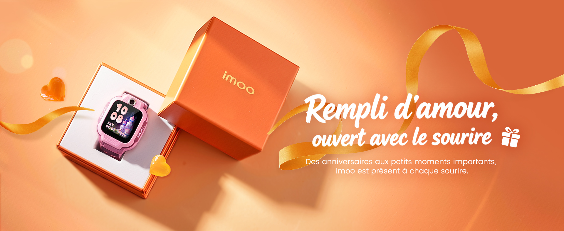 Des anniversaires aux petits moments importants, imoo est présent à chaque sourire.