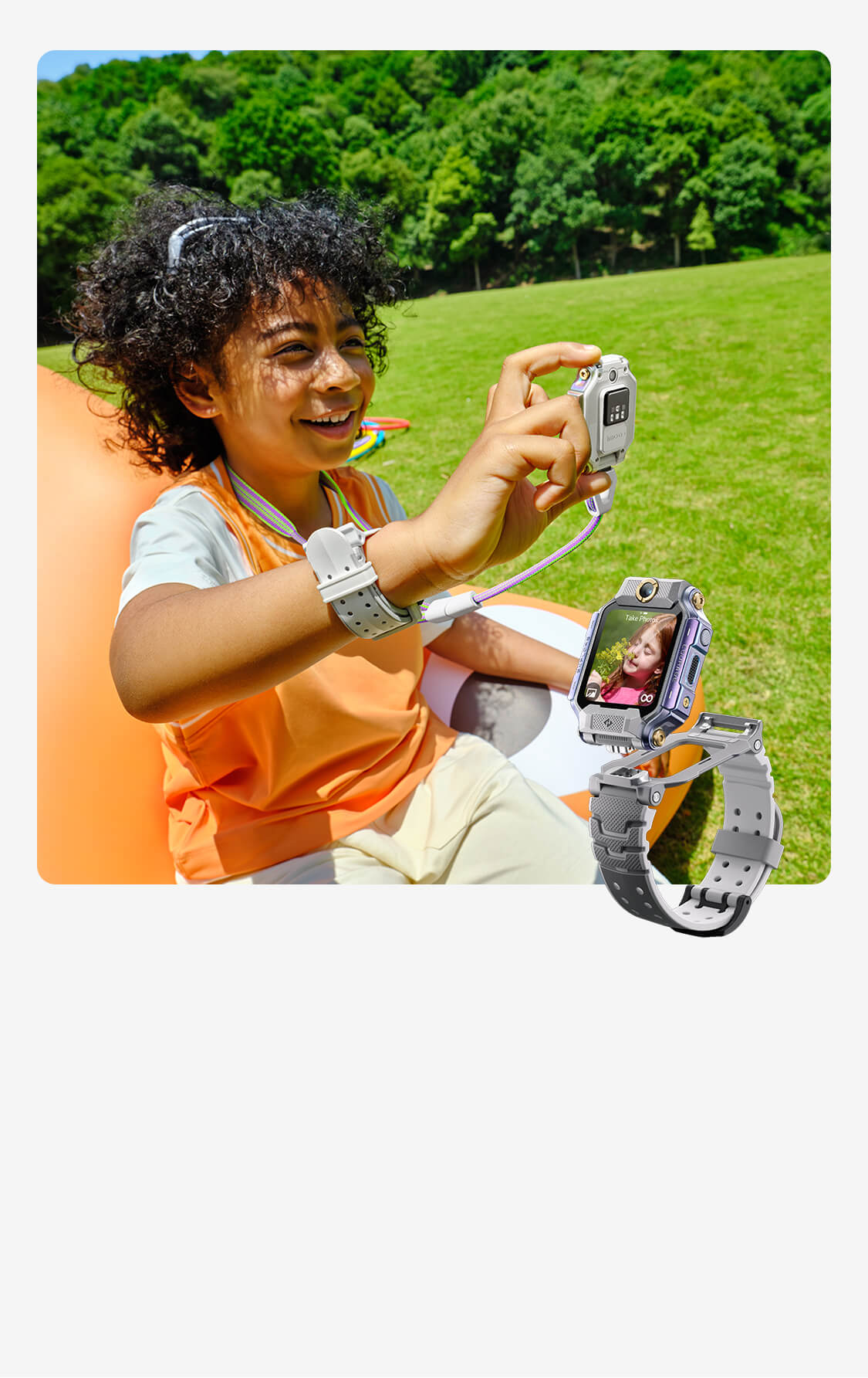 Portable hands free mini camera watch lanyard optional accessory