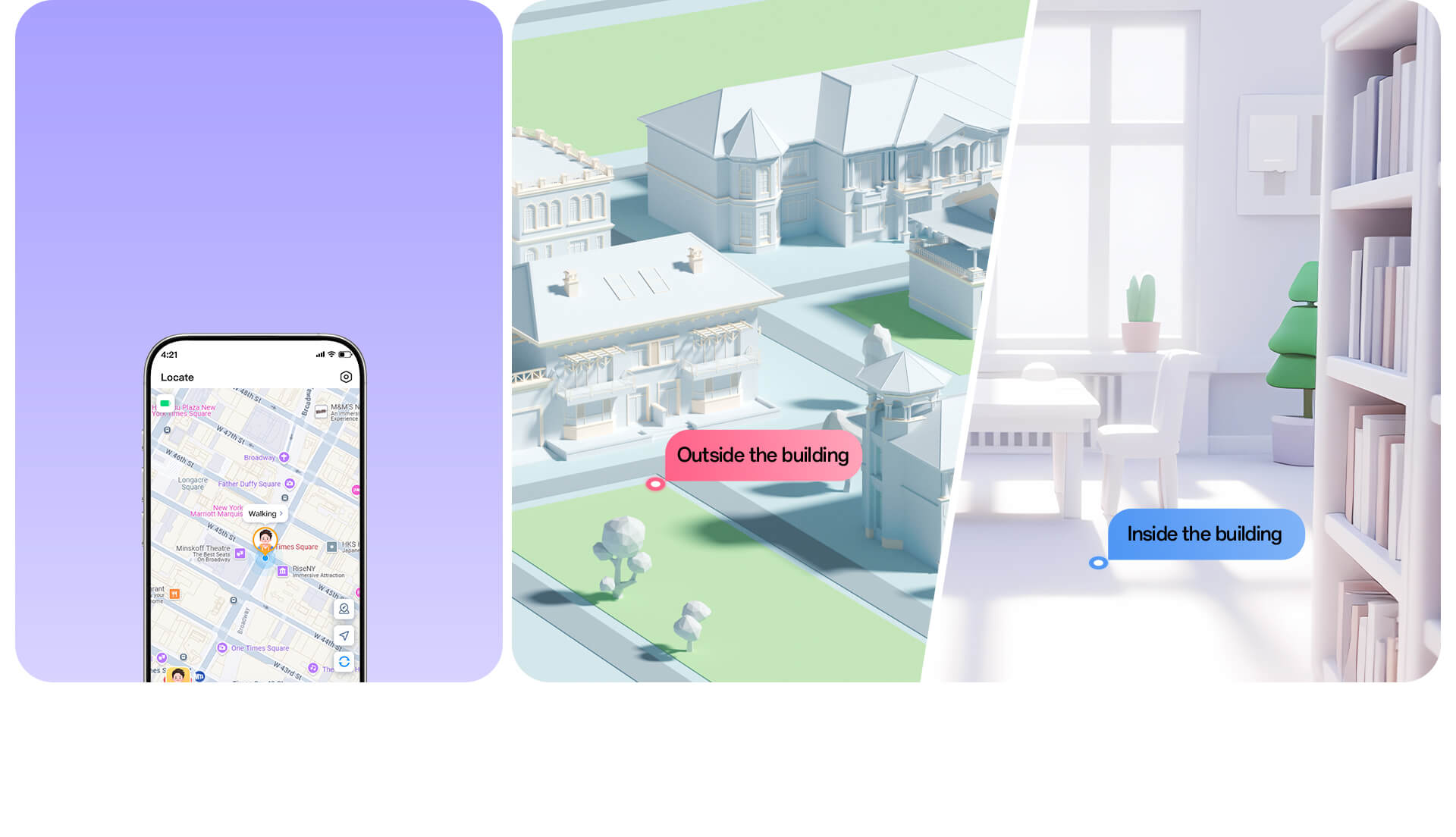 Pick up after school unlock phone to see child location classroom or playground