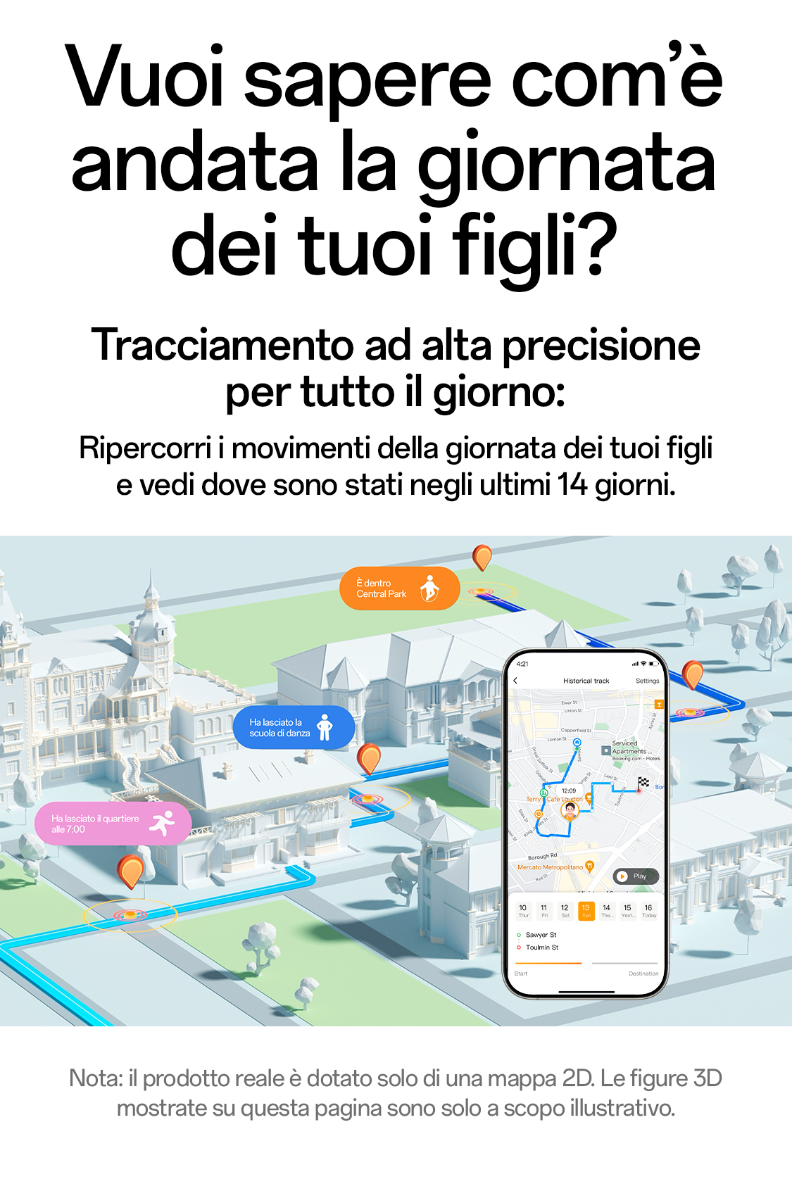 imoo X10 Uhr mit Stadtkarte & Smartphone-App zur Standortverfolgung. Produktseite.