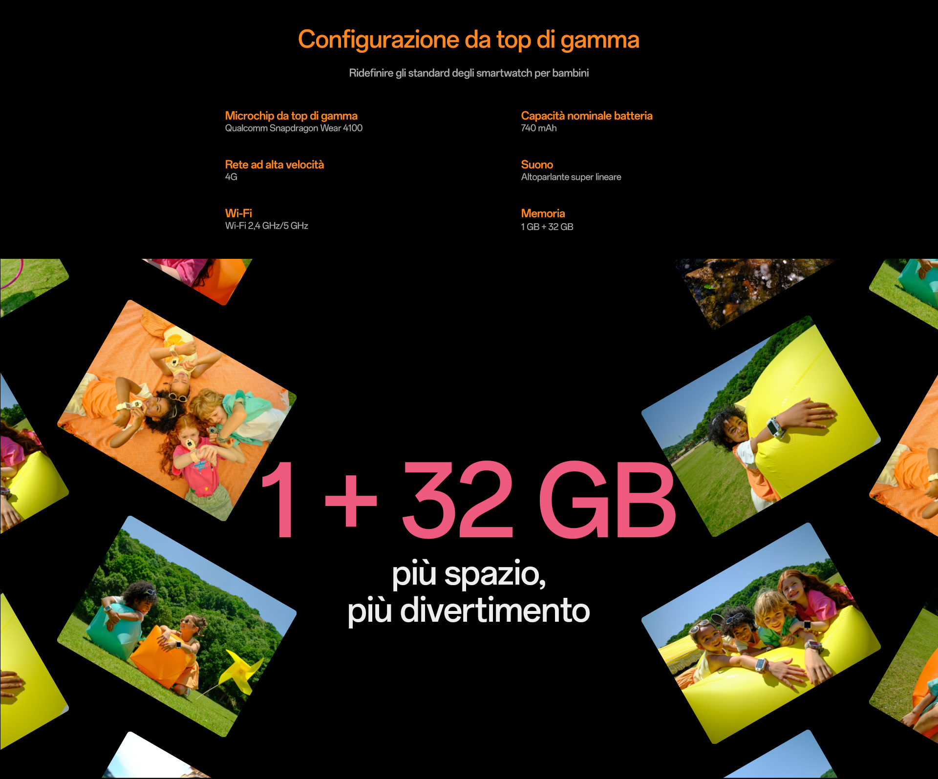 imoo Smartwatch X10: Grau, weißes Armband, in transparenter Hülle für Versch lüsselung & Datenschutz, Produktseite.