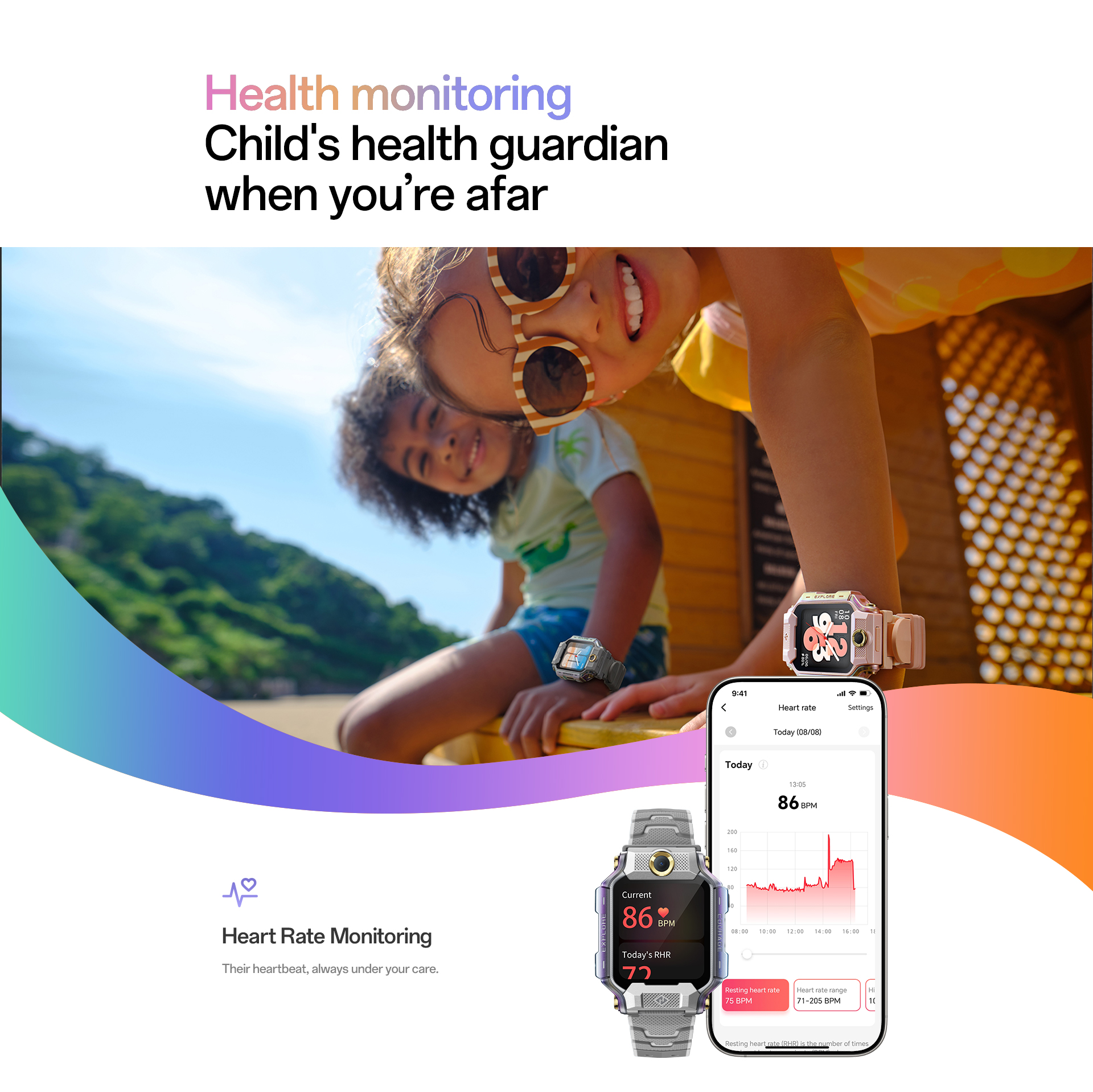 Health monitoring, heart rate monitoring