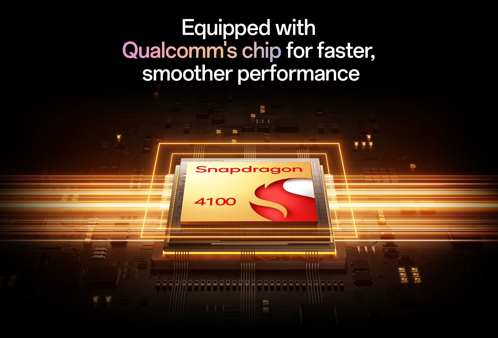 Qualcomm Snapdragon 4100, faster performance, smoother performance