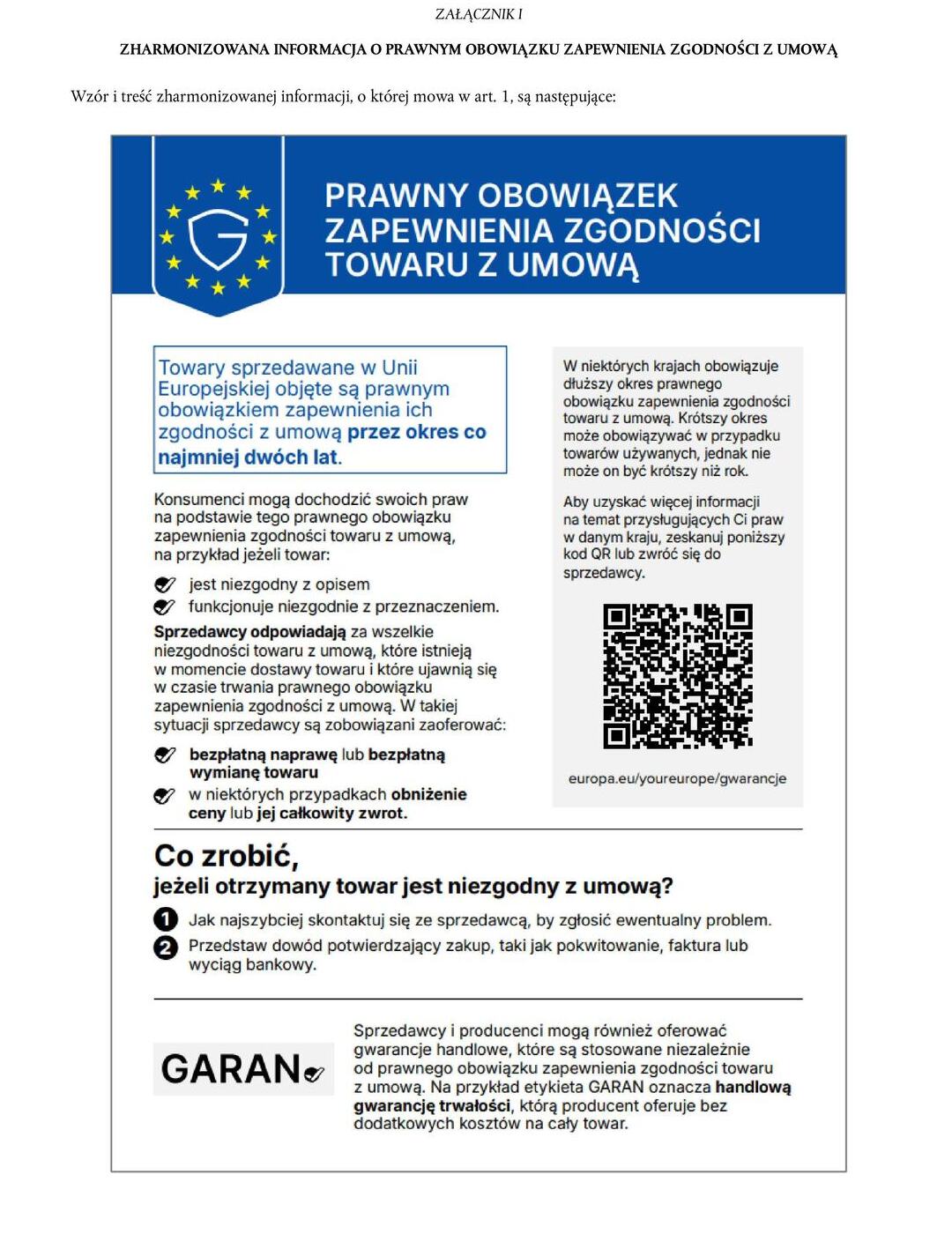 EU Legal Guarantee