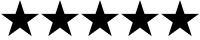 5 bintang hitam