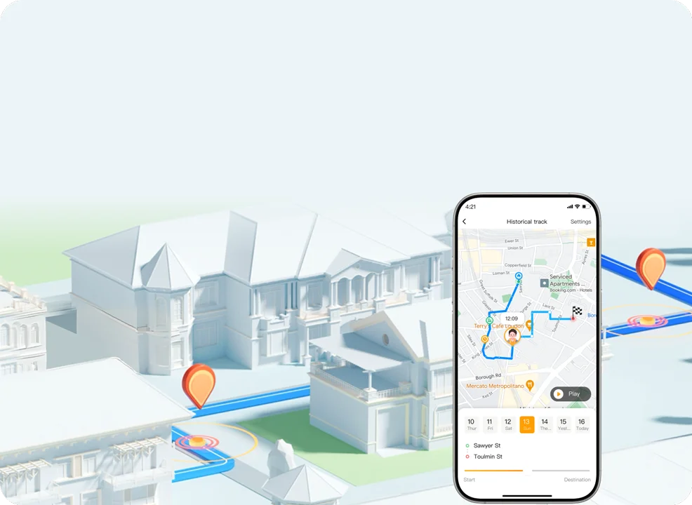 Accurate Location Tracking & 14-Day High-Precision Tracking: For More Accurate Location With Less Worry