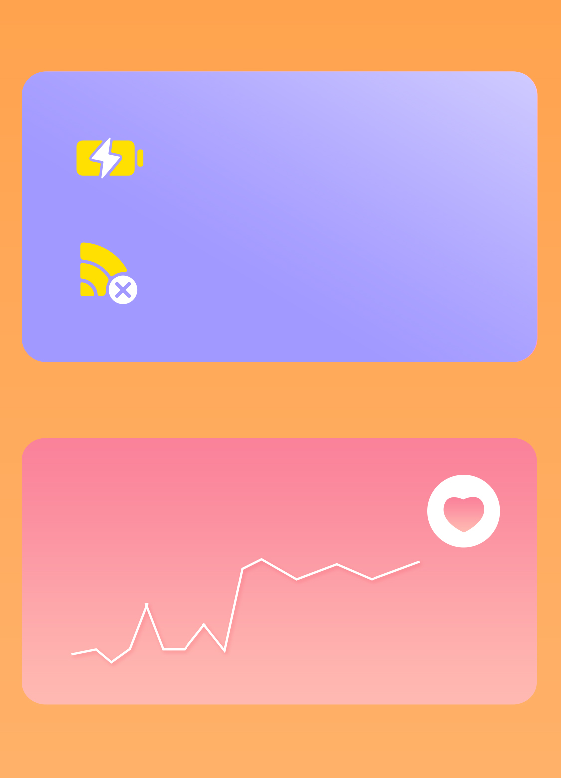 Watch status battery 20 percent network status health status heart rate 82 BPM