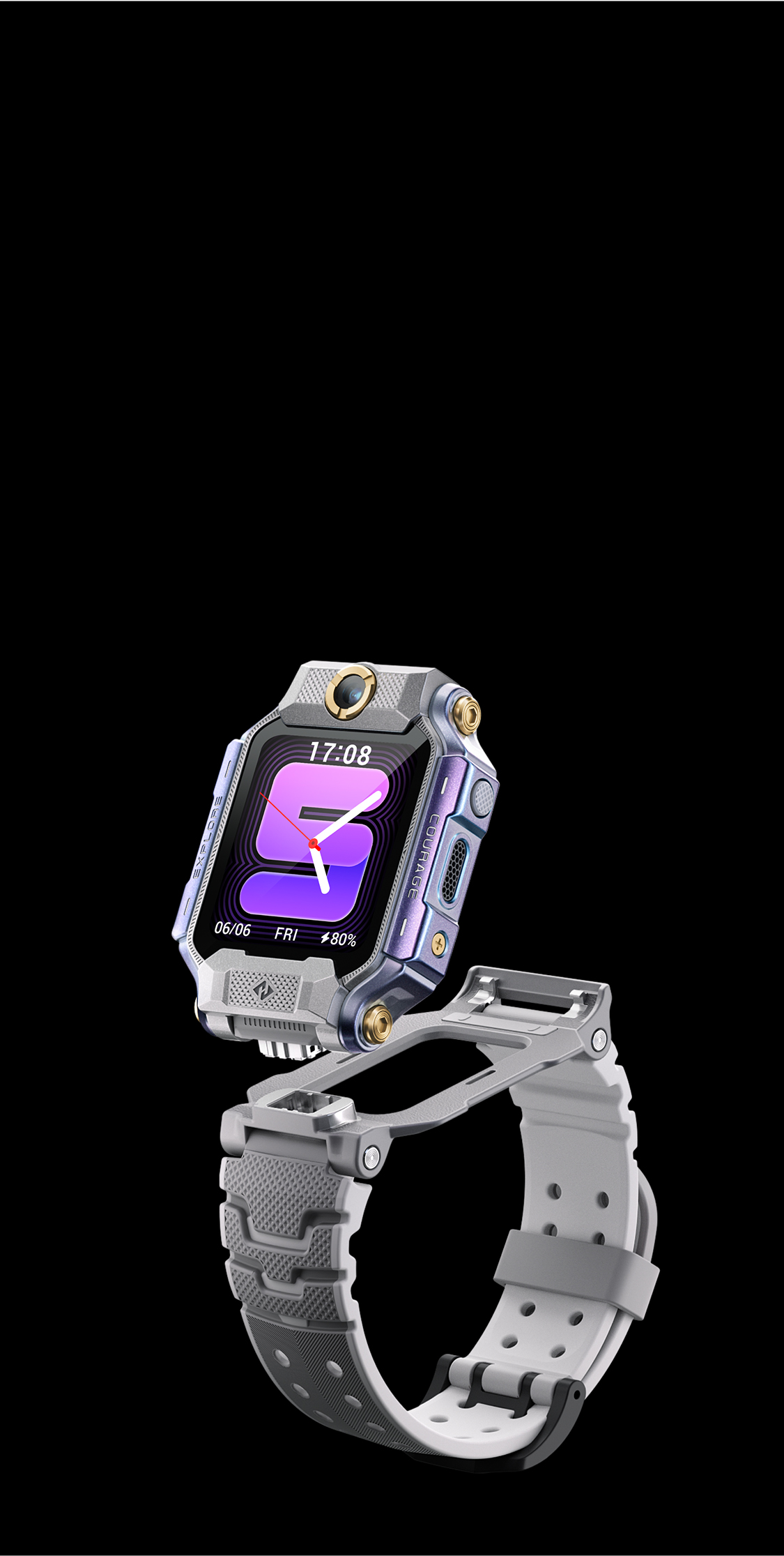 imoo first detachable smartwatch flip and detach design front and rear dual cameras