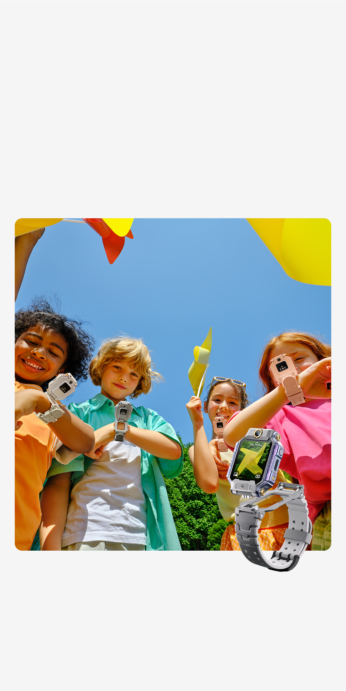 Dual camera 8MP rear 5MP front capture moments child as director