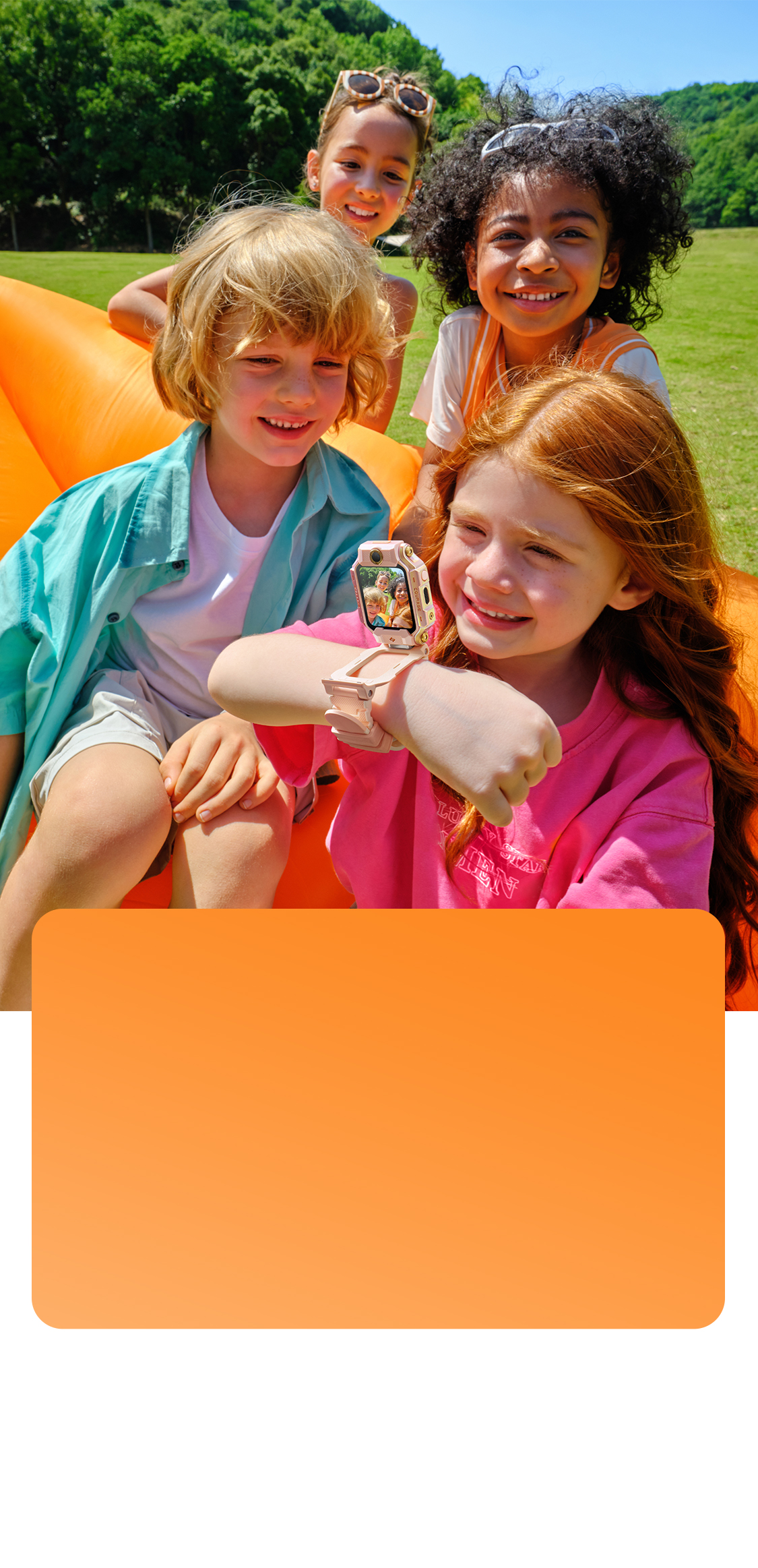 Switch cameras remotely front camera to see child rear camera to view surroundings