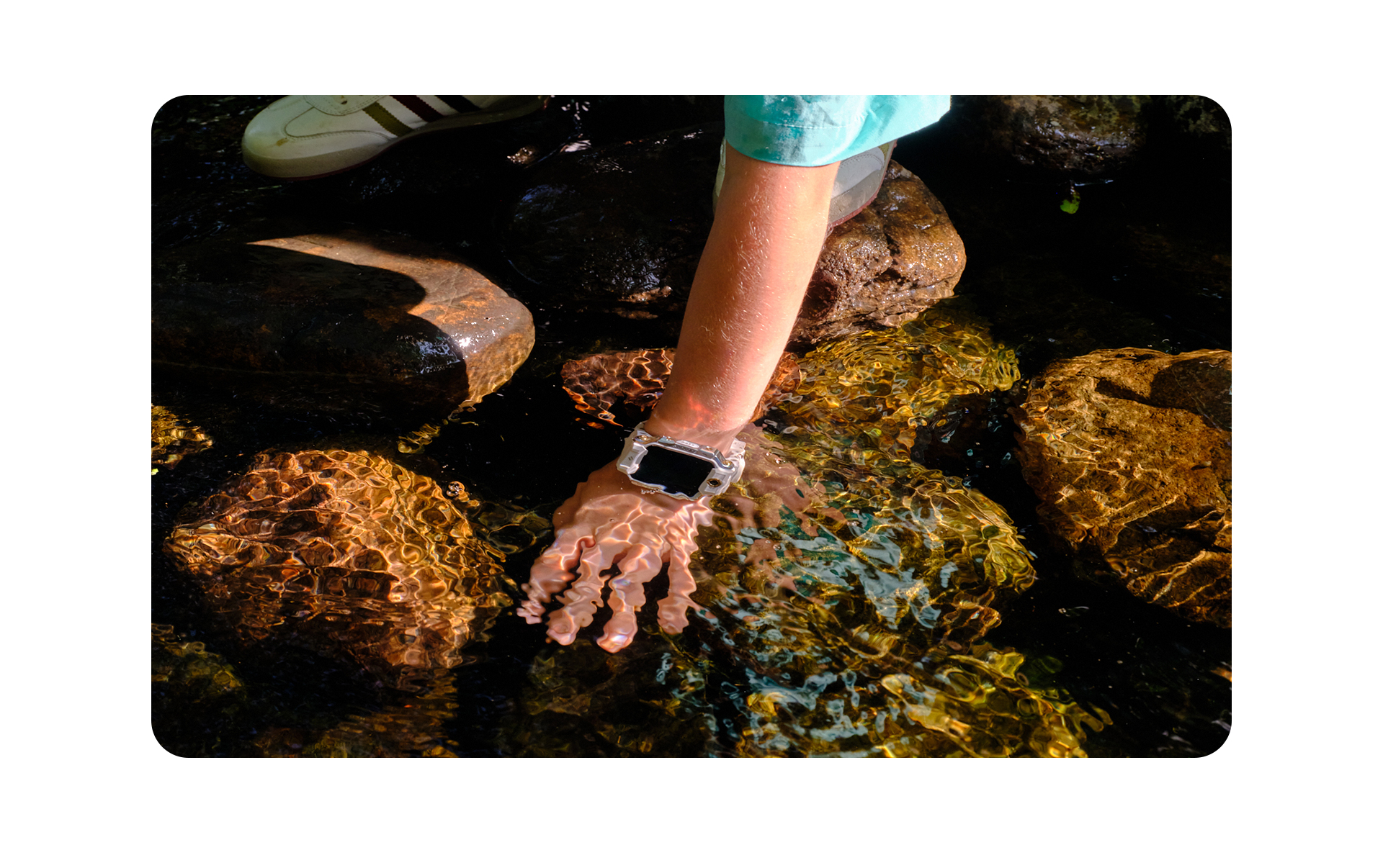 X10 water resistant ISO 22810 20 meters for 10 minutes