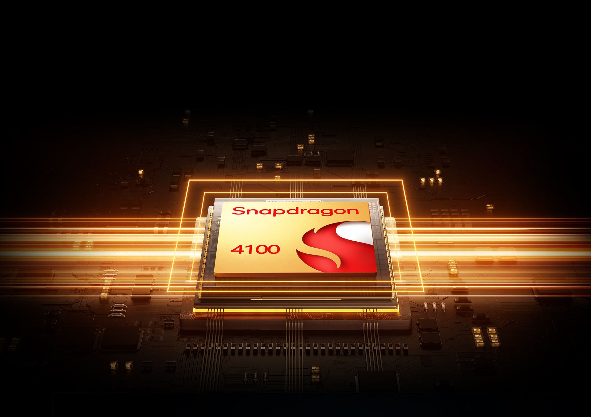 Equipped with Qualcomm Snapdragon 4100 chip faster smoother performance