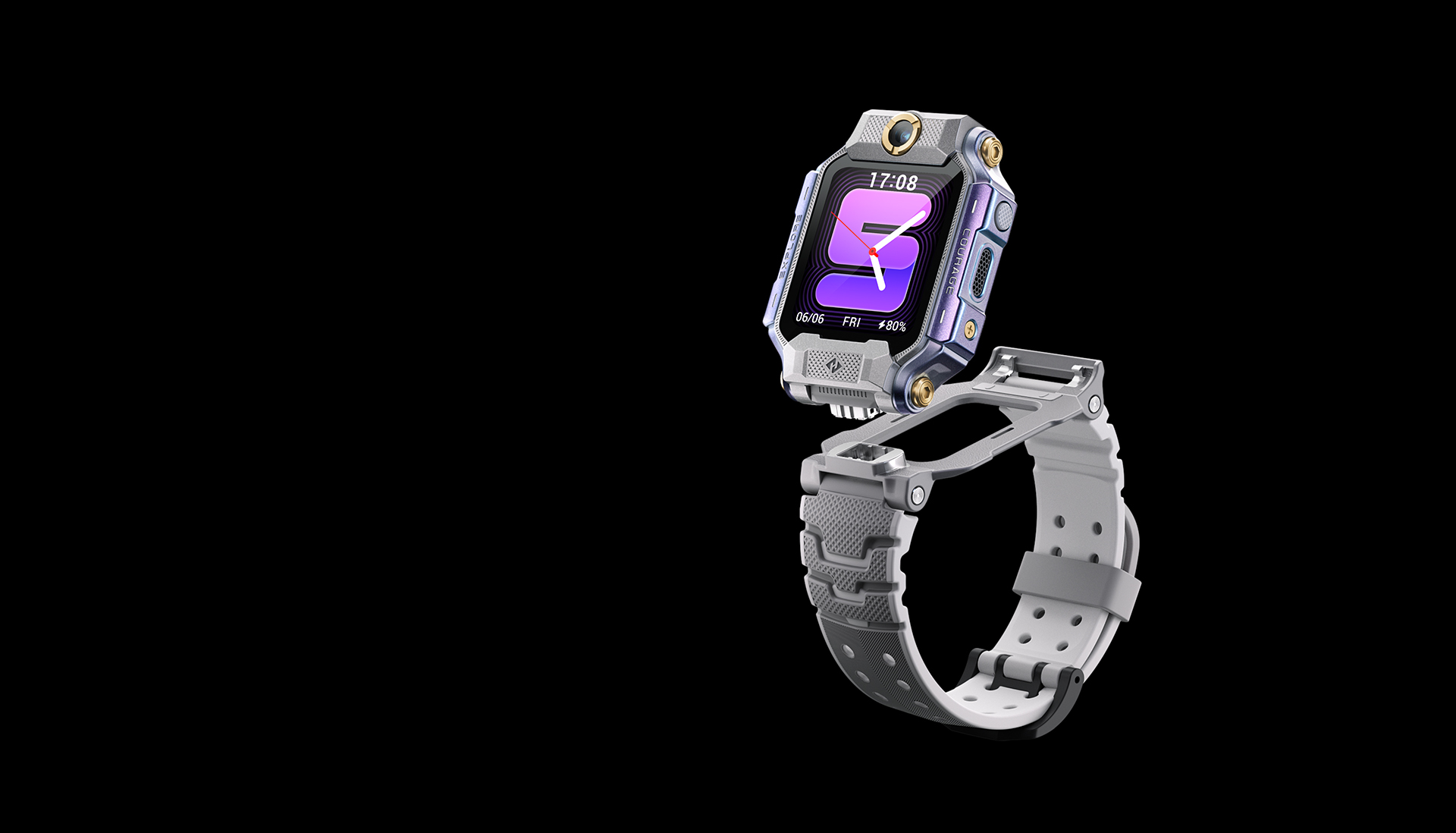 imoo first detachable smartwatch flip and detach design front and rear dual cameras
