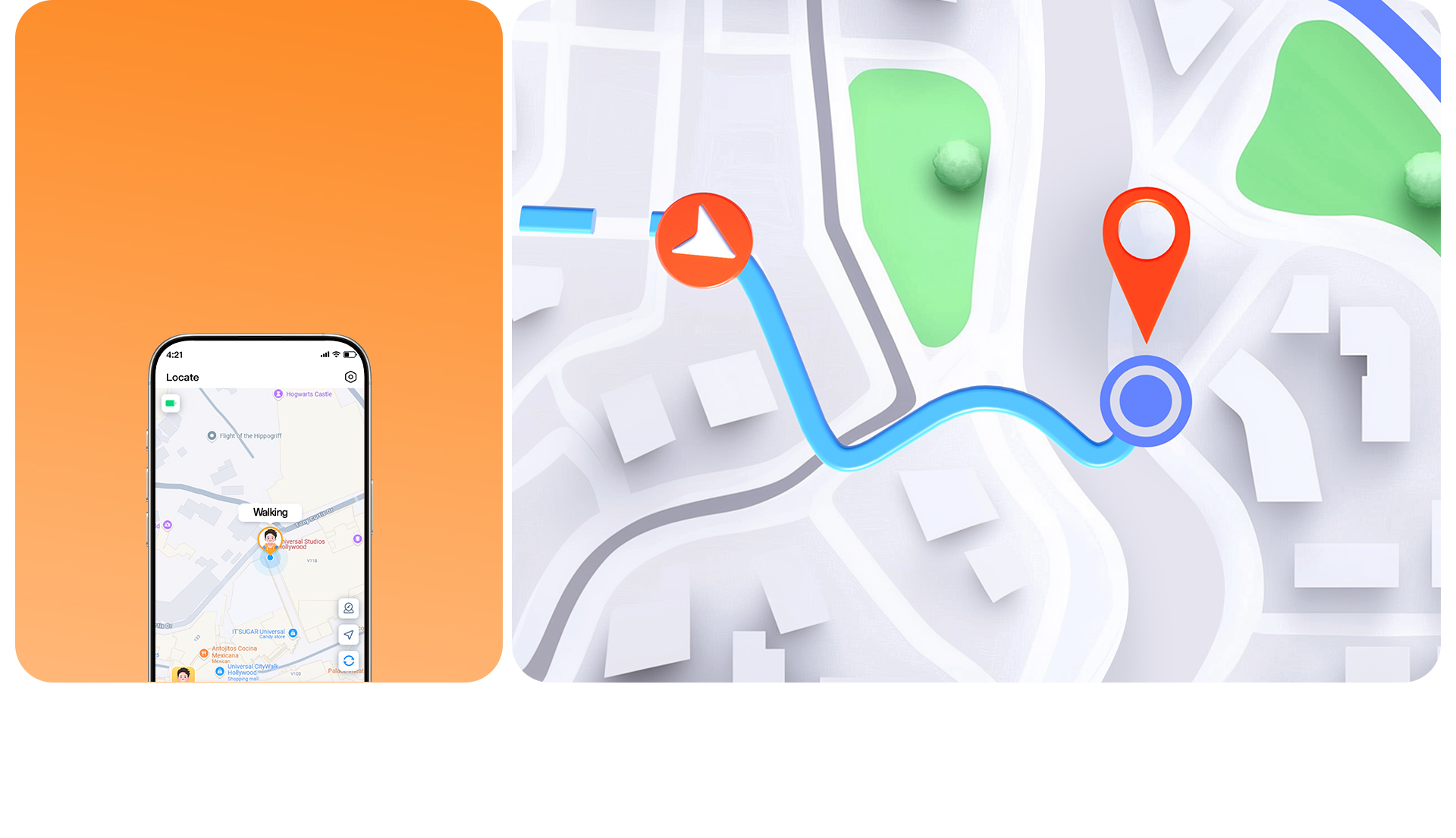 High precision real time location tracking 5 satellite systems Google Map
