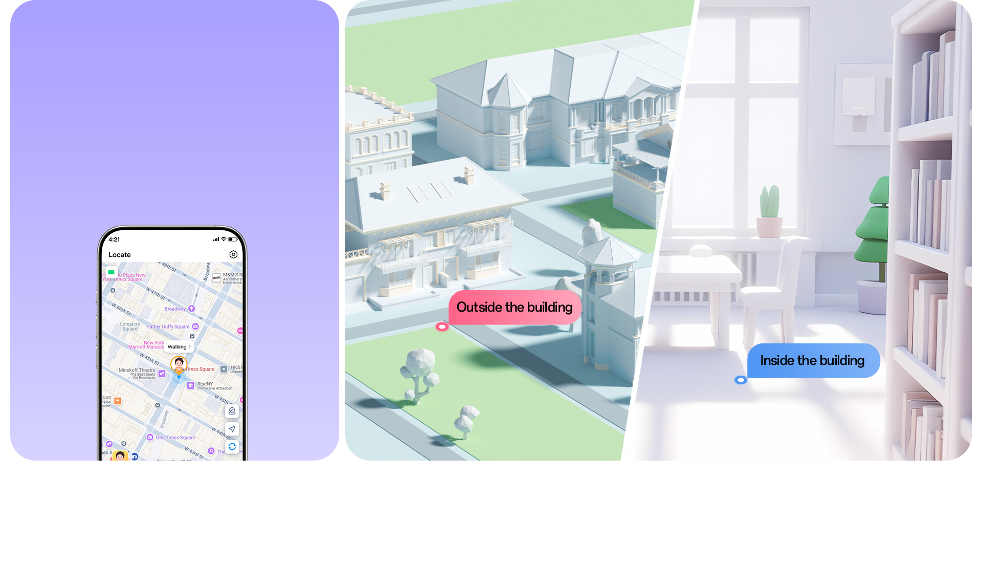 Pick up after school unlock phone to see child location classroom or playground