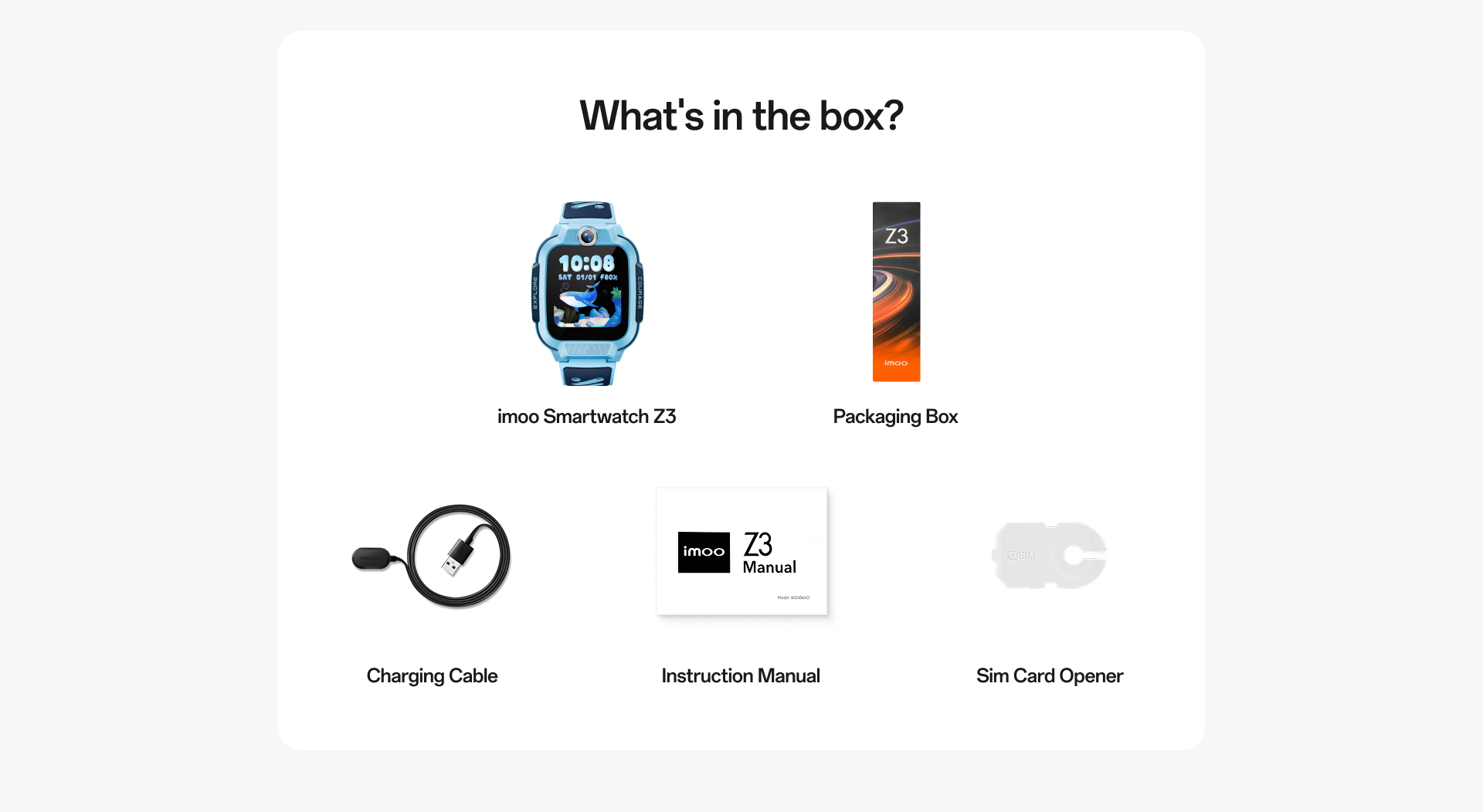 imoo Watch Phone Z3 Rosa mit Schloss-Zifferblatt und Smartphone-App: 'Class Mode' für ungestörte Schulzeit. Produktseite.