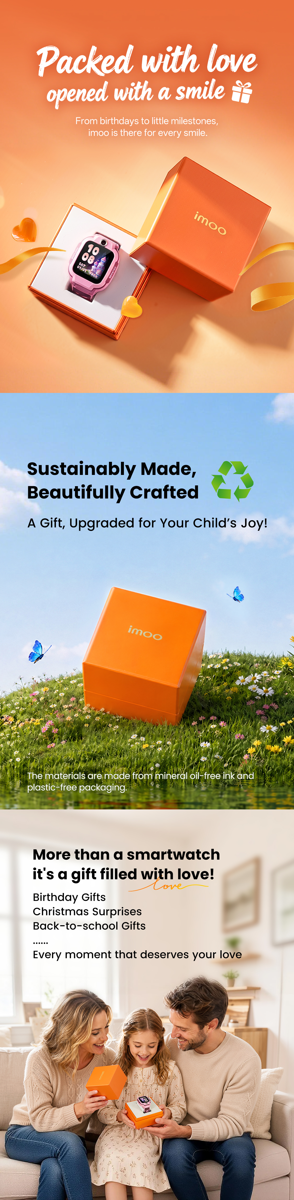 From birthdays to little milestones imoo is there for every smile